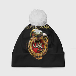 Шапка с помпоном Whitesnake, цвет: 3D-белый