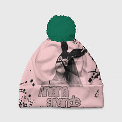 Шапка с помпоном ARIANA GRANDE, цвет: 3D-зеленый