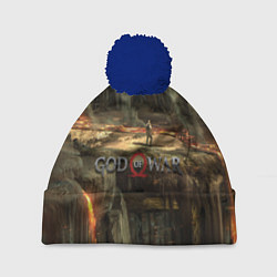 Шапка с помпоном GOD OF WAR, цвет: 3D-тёмно-синий