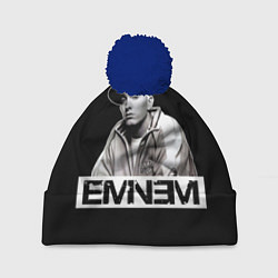 Шапка с помпоном Eminem, цвет: 3D-тёмно-синий