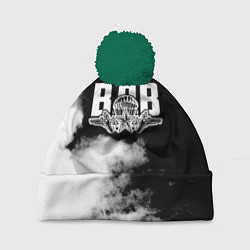 Шапка с помпоном ВДВ, цвет: 3D-зеленый