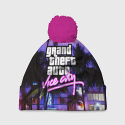 Шапка c помпоном Grand Theft Auto Vice City