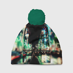 Шапка с помпоном Tokyo, цвет: 3D-зеленый