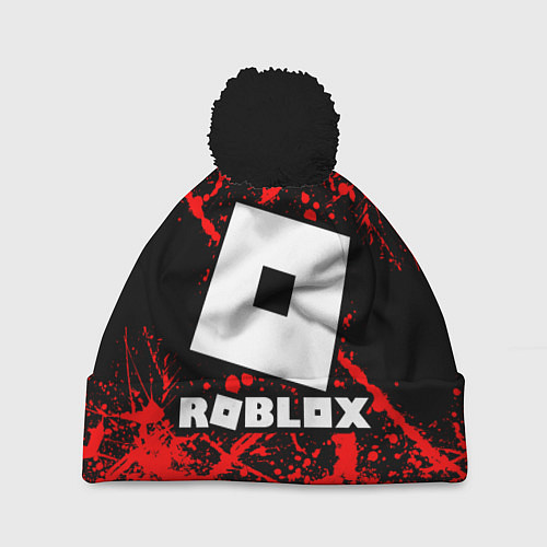Шапка c помпоном Roblox / 3D-Черный – фото 1