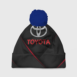 Шапка c помпоном TOYOTA