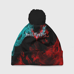 Шапка с помпоном DEVIL MAY CRY, цвет: 3D-черный