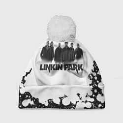 Шапка c помпоном LINKIN PARKспина