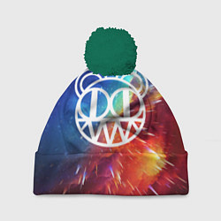 Шапка с помпоном Radiohead, цвет: 3D-зеленый