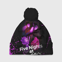 Шапка с помпоном FIVE NIGHTS AT FREDDYS, цвет: 3D-черный