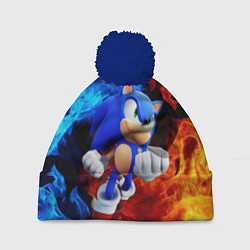 Шапка c помпоном SONIC