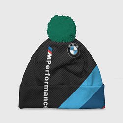 Шапка с помпоном BMW M PERFORMANCE, цвет: 3D-зеленый