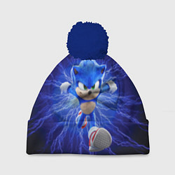 Шапка с помпоном SONIC, цвет: 3D-тёмно-синий
