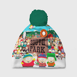 Шапка с помпоном South Park, цвет: 3D-зеленый