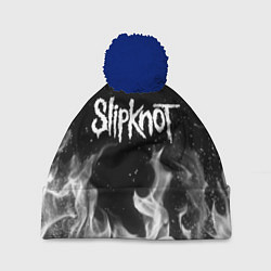 Шапка с помпоном SLIPKNOT, цвет: 3D-тёмно-синий