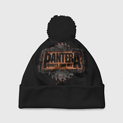 Шапка с помпоном PANTERA, цвет: 3D-черный