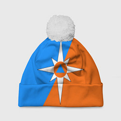 Шапка c помпоном МЧС России
