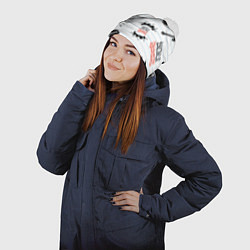 Шапка с помпоном Ты рокер, цвет: 3D-белый — фото 2