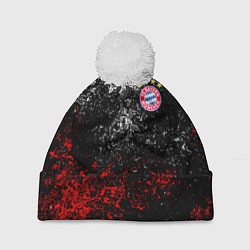 Шапка с помпоном BAYERN MUNCHEN, цвет: 3D-белый
