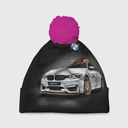 Шапка c помпоном Safety car
