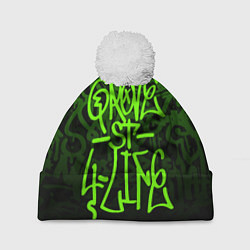 Шапка c помпоном ГТА GTA GROVE STREET 4 LIF