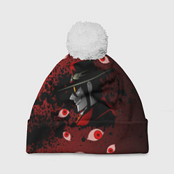 Шапка с помпоном ХеллсингHellsing, цвет: 3D-белый