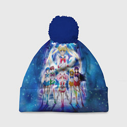 Шапка с помпоном Вечная Сейлор Мун Netflix 2021, цвет: 3D-тёмно-синий