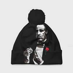 Шапка с помпоном Крёстный Отец The Godfather, цвет: 3D-черный