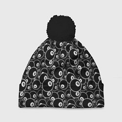Шапка c помпоном Пул-8