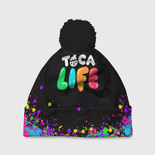 Шапка c помпоном Toca Life / 3D-Черный – фото 1