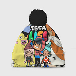 Шапка с помпоном Toca Life: Heroes, цвет: 3D-черный