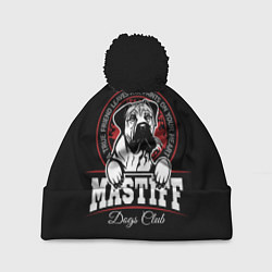 Шапка с помпоном Мастиф Mastiff, цвет: 3D-черный