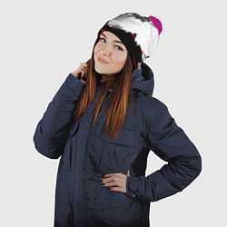 Шапка с помпоном Darkest Dungeon ролевая игра, цвет: 3D-малиновый — фото 2