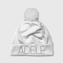 Шапка с помпоном Adele - White, цвет: 3D-белый