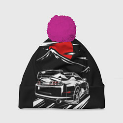 Шапка c помпоном TOYOTA SUPRA Под Луной