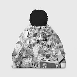 Шапка c помпоном Kuroko no Basket pattern