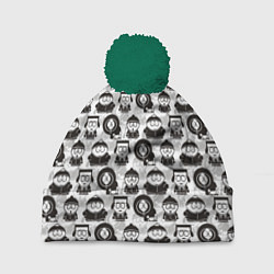 Шапка с помпоном Южный парк - персонажи South Park, цвет: 3D-зеленый