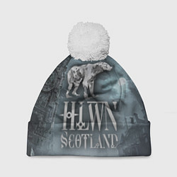 Шапка с помпоном Bear- zombie - halloween Scotland, цвет: 3D-белый