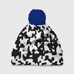 Шапка c помпоном Камуфляж Cowskin средний