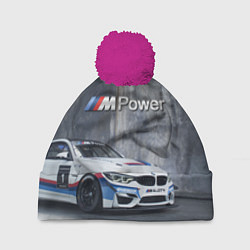 Шапка c помпоном BMW M4 GT4 - racing team - motorsport