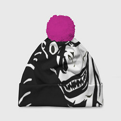 Шапка с помпоном Death Note - Рюк, цвет: 3D-малиновый