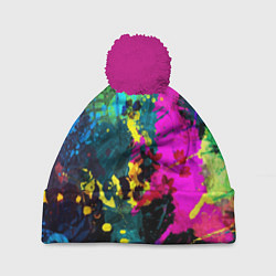 Шапка c помпоном Всплеск эмоций