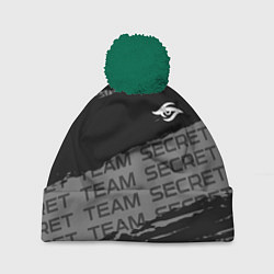 Шапка с помпоном Форма Team Secret, цвет: 3D-зеленый