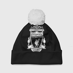 Шапка с помпоном Liverpool fc club, цвет: 3D-белый