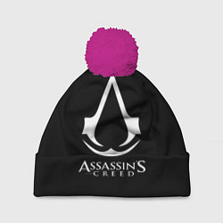 Шапка c помпоном Assassins Creed logo game