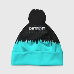 Шапка с помпоном Detroit become human rk800, цвет: 3D-черный