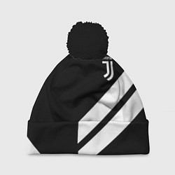 Шапка c помпоном Juventus line white