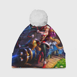 Шапка с помпоном Elf Jinx, цвет: 3D-белый