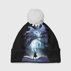 Шапка c помпоном Harry Potter patronus and dementors