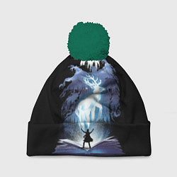 Шапка c помпоном Harry Potter patronus and dementors