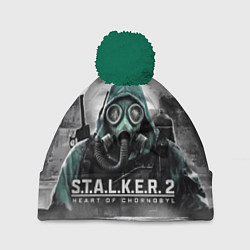 Шапка c помпоном Stalker 2 heart of Chornobyl radiation